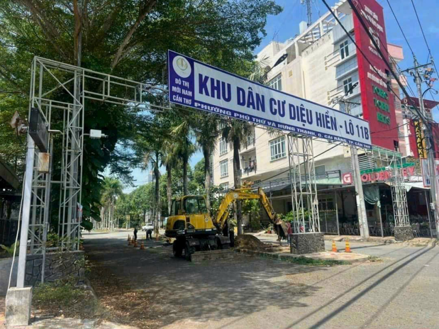 BÁN NỀN TRỤC CHÍNH PHAN TRỌNG TUỆ, KDC DIỆU HIỀN, P.PHÚ THỨ, CÁI RĂNG, CẦN THƠ, GIÁ 2 TỶ 8